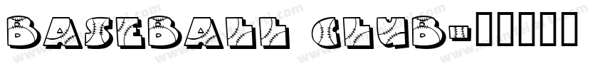 Baseball Club字体转换